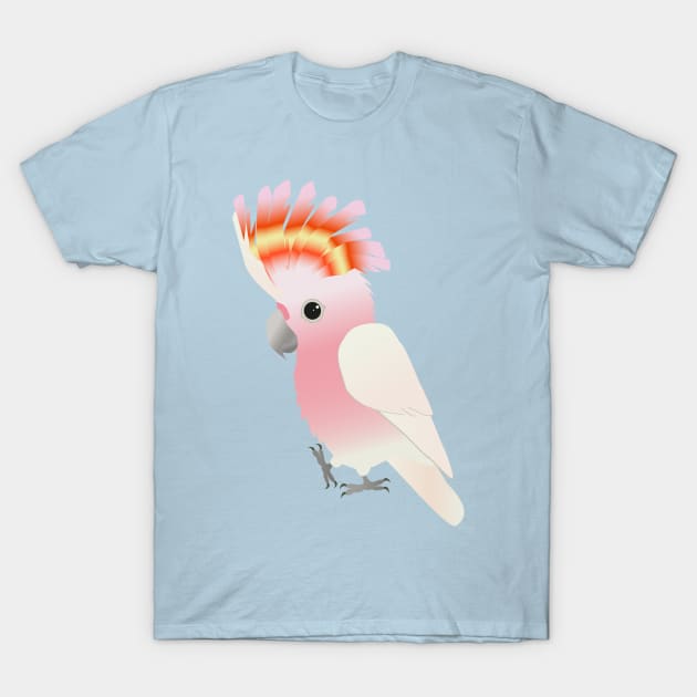 Major Mitchel's cockatoo digital drawing T-Shirt by Bwiselizzy